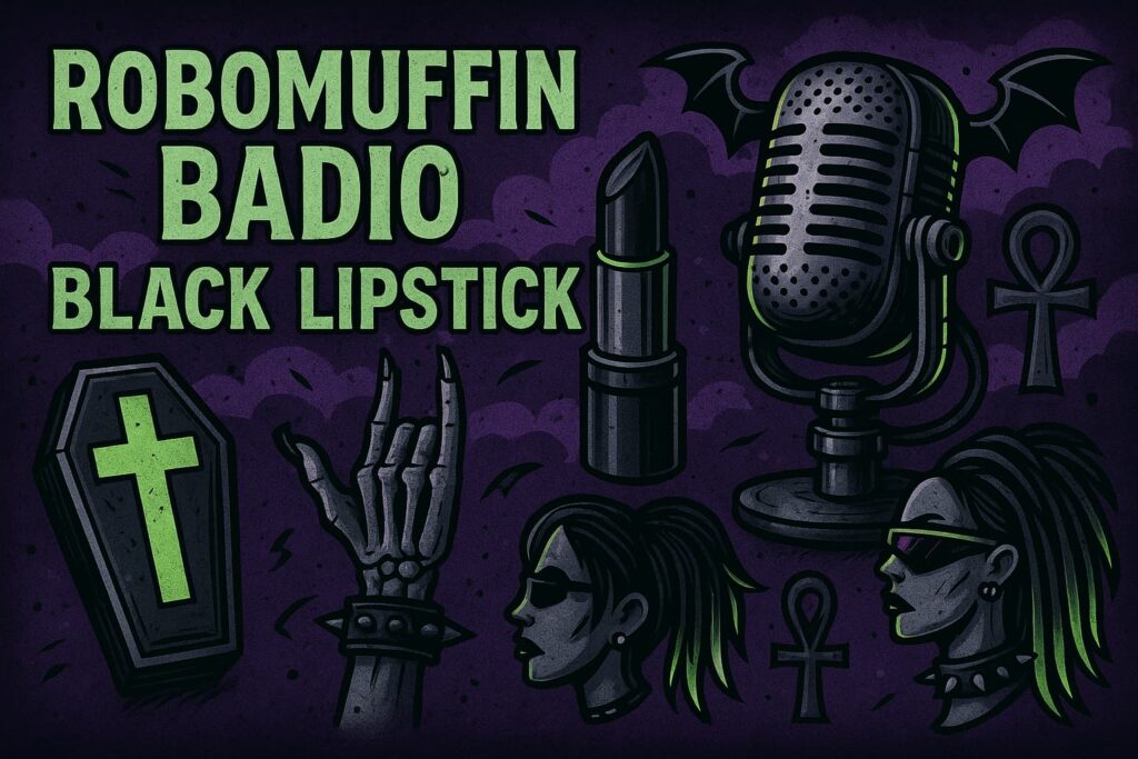Robomuffin Radio Black Lipstick